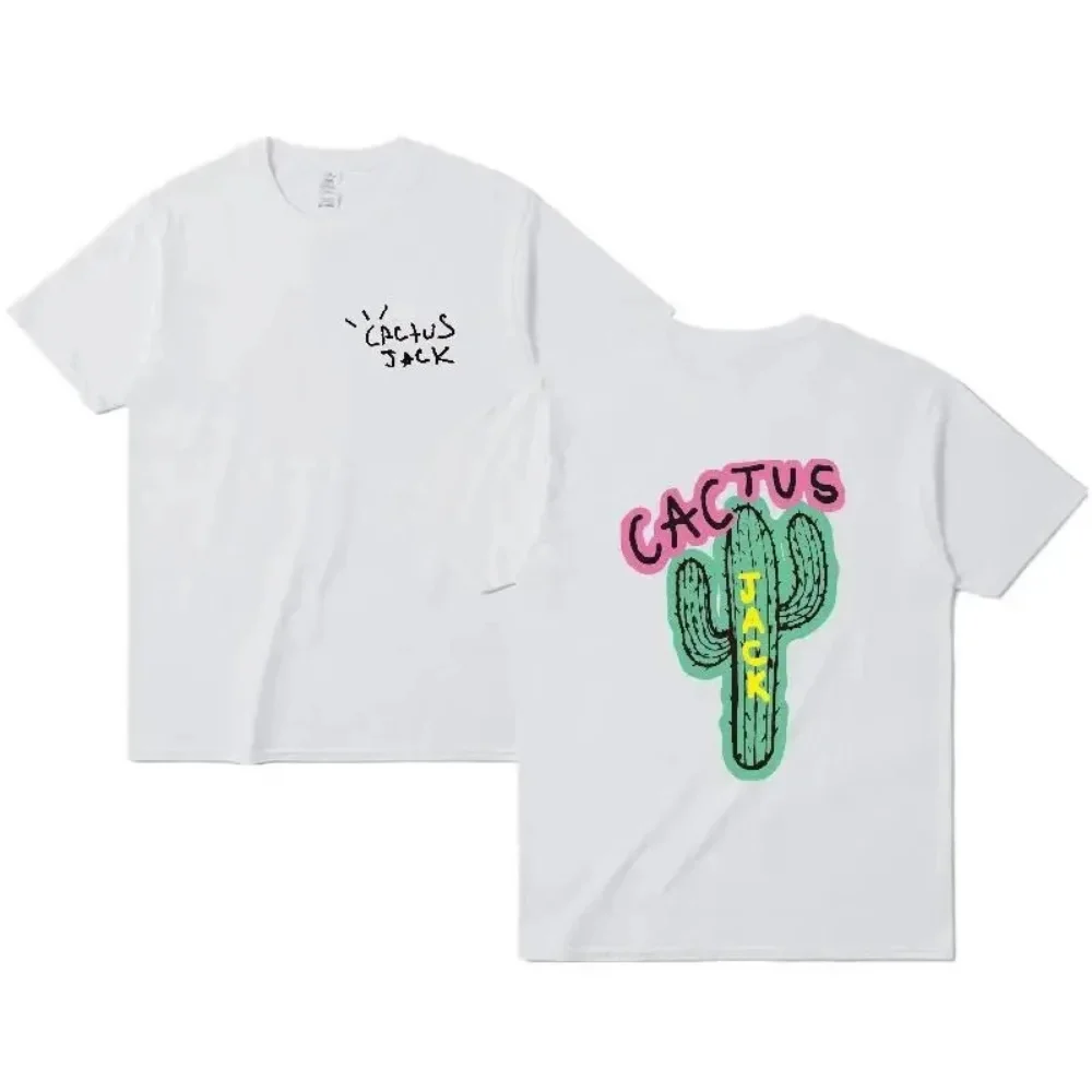 Kids Boys Girls New Luxury Cactus Jack Hip Hop T-shirt Plus-size Women's Dress Men's Cotton T-shirt Travis Street child Tops Tee 4