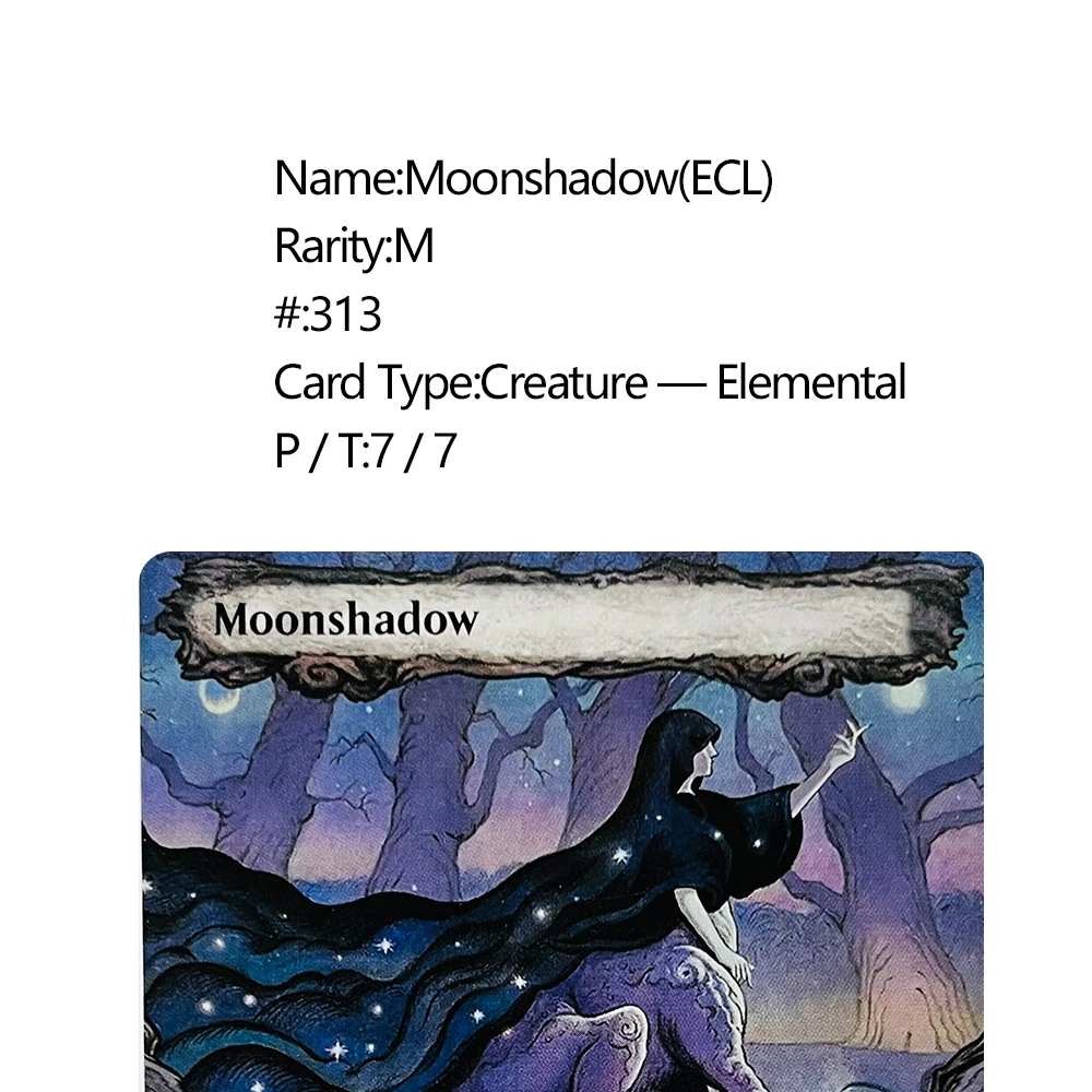 맞춤형 고품질 카드 블랙 코어 용지 DIY 마법 카드 덱 표준 사이즈 논포일 블룸텐더 헥싱 스퀼처 비브란스