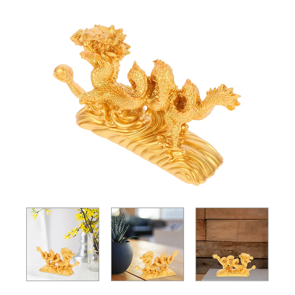 

Ornaments Dragon Figurines Statues And Animal Decor Chinese Desktop Miniature Resin