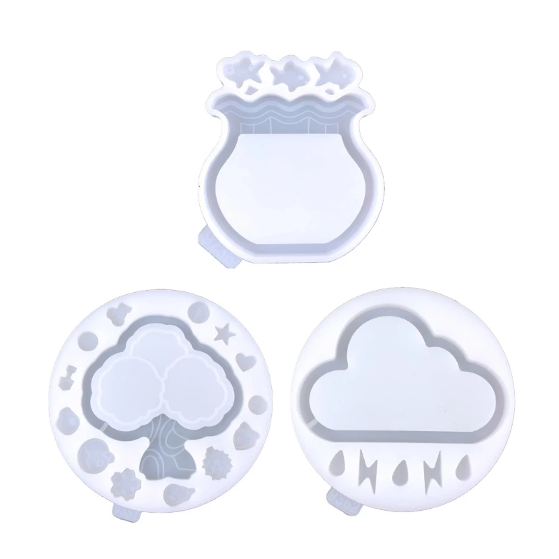 

Аквариум Деревья Орнамент Плесень DIY Брелок Подвеска Ювелирные Изделия для Брелок Декор D7WB