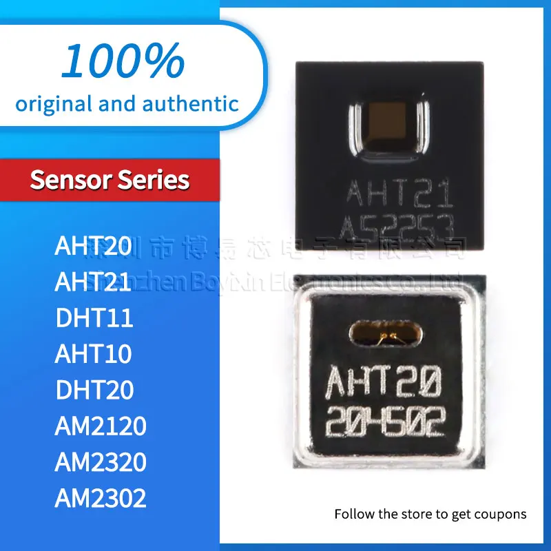 

Original AHT20 AHT21 DHT11 AHT10 DHT20 AM2120 AM2320 AM2302 digital temperature and humidity sensor module