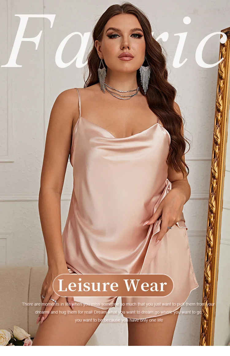 Women Satin Pajamas Set Vest Shorts Sexy Camisole Short Pants for Women Pyjamas Set