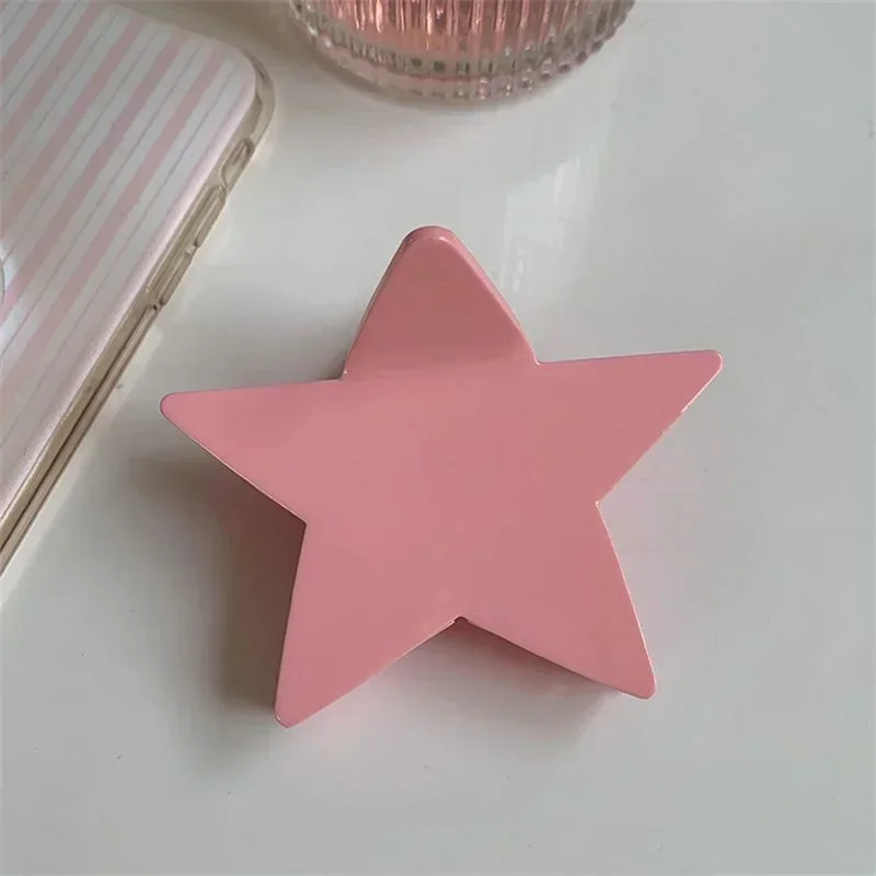 Korean Fashion Star Shaped Hair Claw Y2k Punk Hair Clip