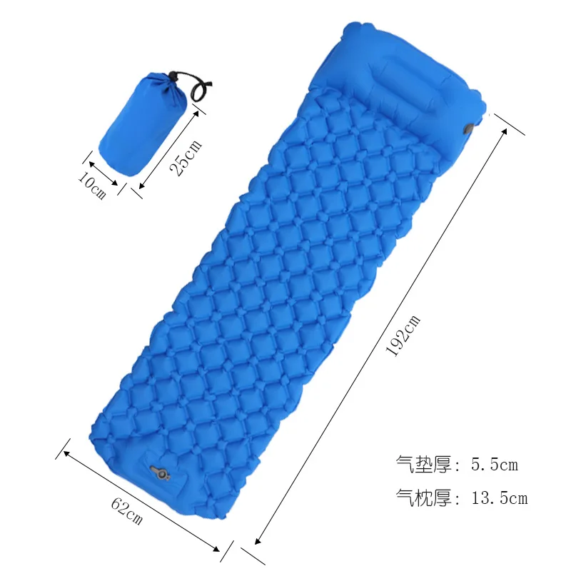 

Уличный Портативный пляжный матрас из ТПУ, палатка для кемпинга, влагостойкая подушка, Наполненная воздухом Подушка с подушкой и воздушным насосом