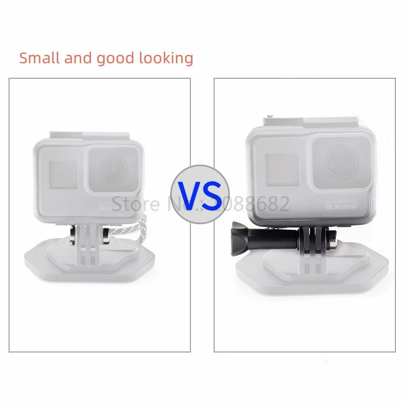 M5 19mm or 15mm Threaded Stainless Steel Foldable D Ring Screw Adapter For DJI for Gopro Insta360 Tripod Monopod Baseplate camera accessories