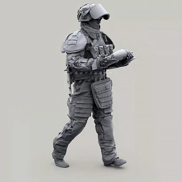 1/35 수지 모델 키트 현대 군인 무색 자체 조립 A-2160