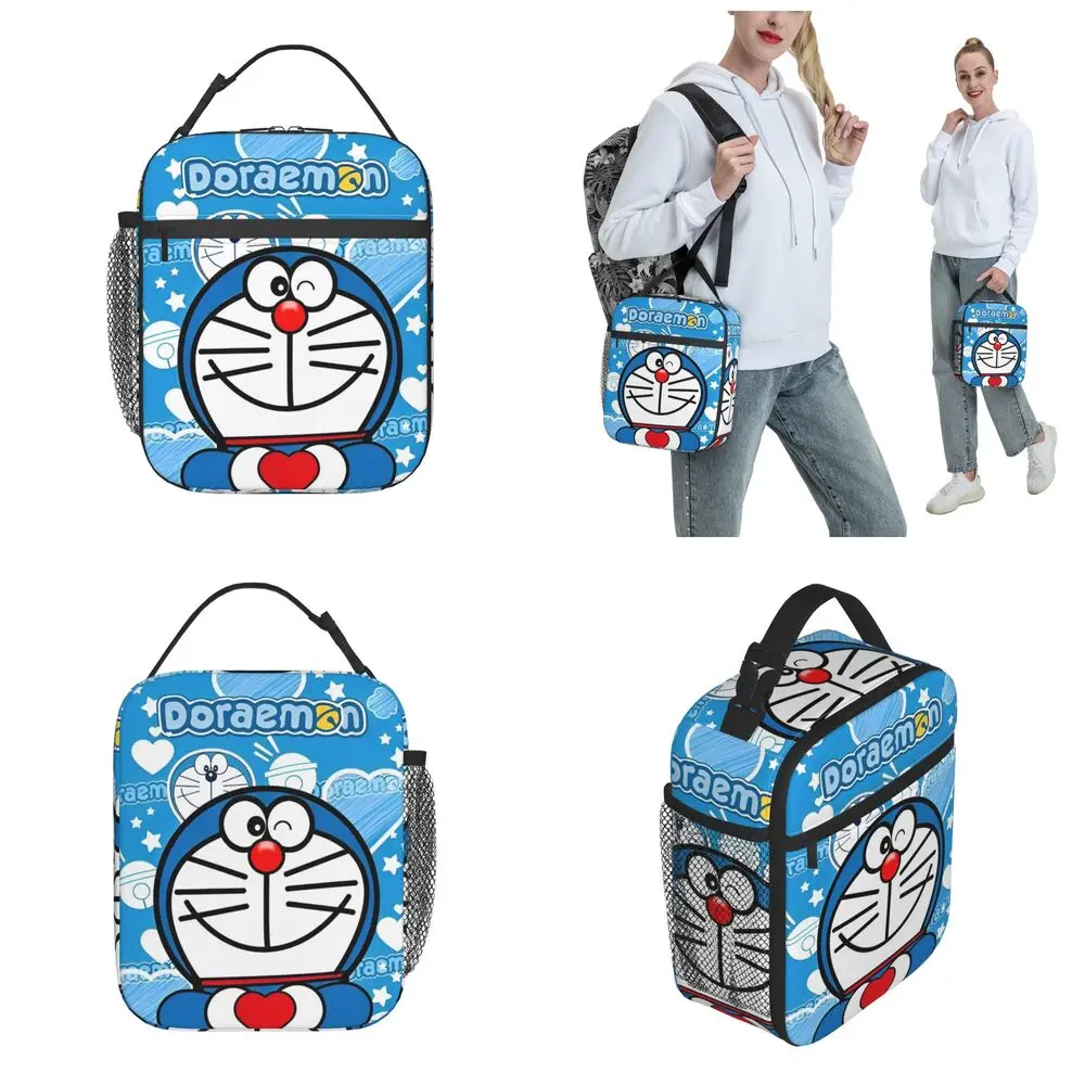 Doraemon Insulated Lunch Bag – Reusable Thermal Tote 