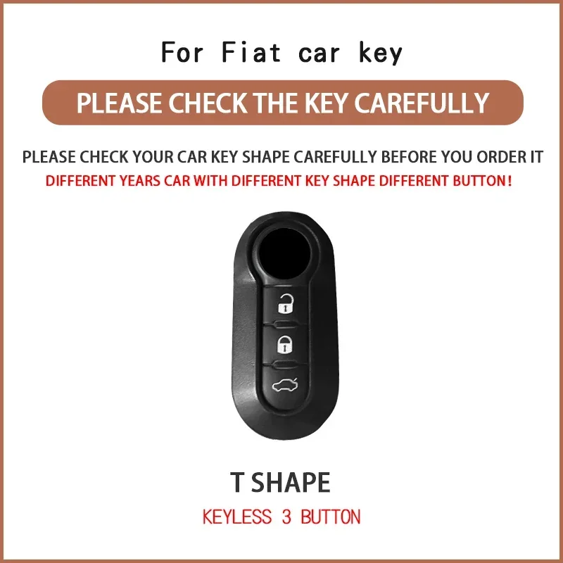 3 Button TPU Car Flip Key Case Cover For Fiat Ducato 500 500L Panda Grande Punto Lancia Musa Holder Key Fob Keychain Accessories