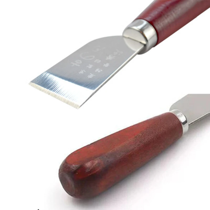 DIY Handmade Leather Tools Guyue Leather Cutting Knife Cutting Knife Shoe Repair Spatula Tool wood carving tools