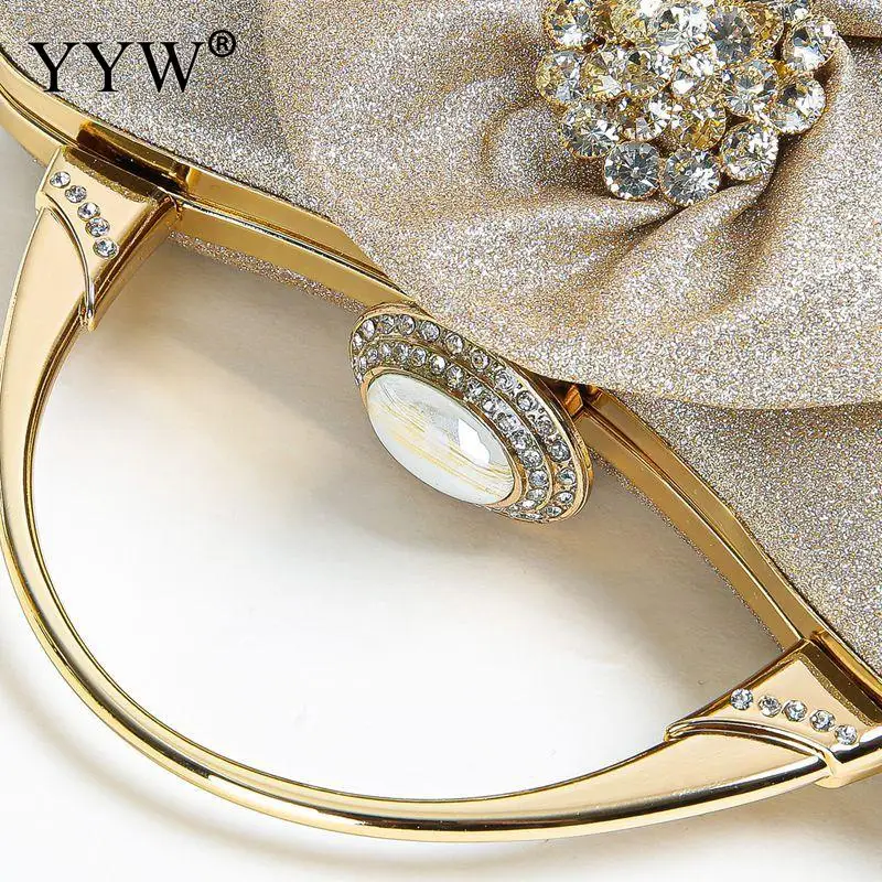 Luxury Elegant Women Evening Clutch Bag Brand Party Banquet Rhinestone Glitter Bag For Ladies Wedding Purse Pouch Clutches