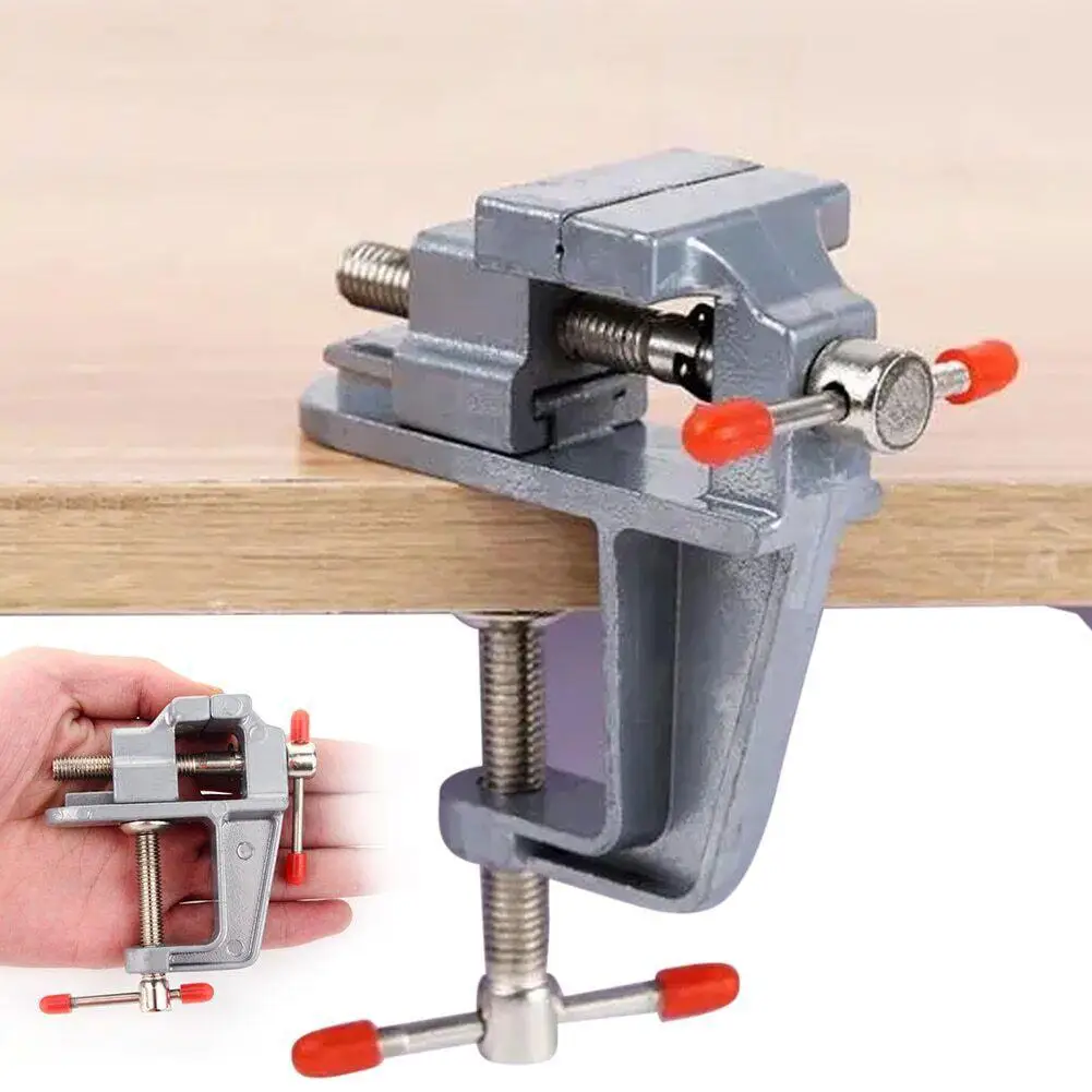 

Aluminium Alloy Table Bench Clamp Vise Multi-functional Bench Vise Table Screw Vise For DIY Craft Mold Fixed Repair Tool D4Y3