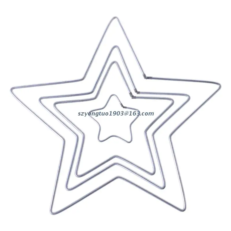 Star Dream Catcher Ring  Metal Macrame Rings Hoops DIY Crafts Project 5