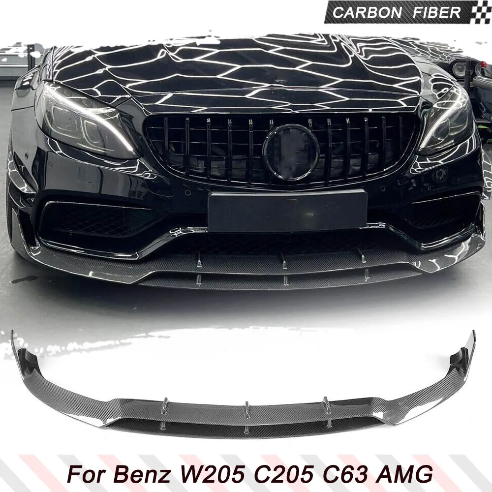 

Бампер передний из углеродного волокна для Mercedes Benz W205 C205 C63 AMG Coupe 2015-2018