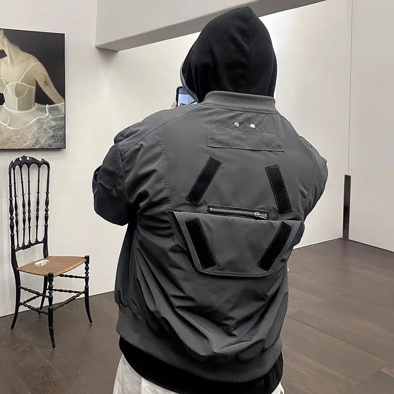 

Undermycar 2023 New Desinger Baseball Bomber Jacket Men Women Fall Winter High Quality Pockets Zippers Flight Jackets Overcoats