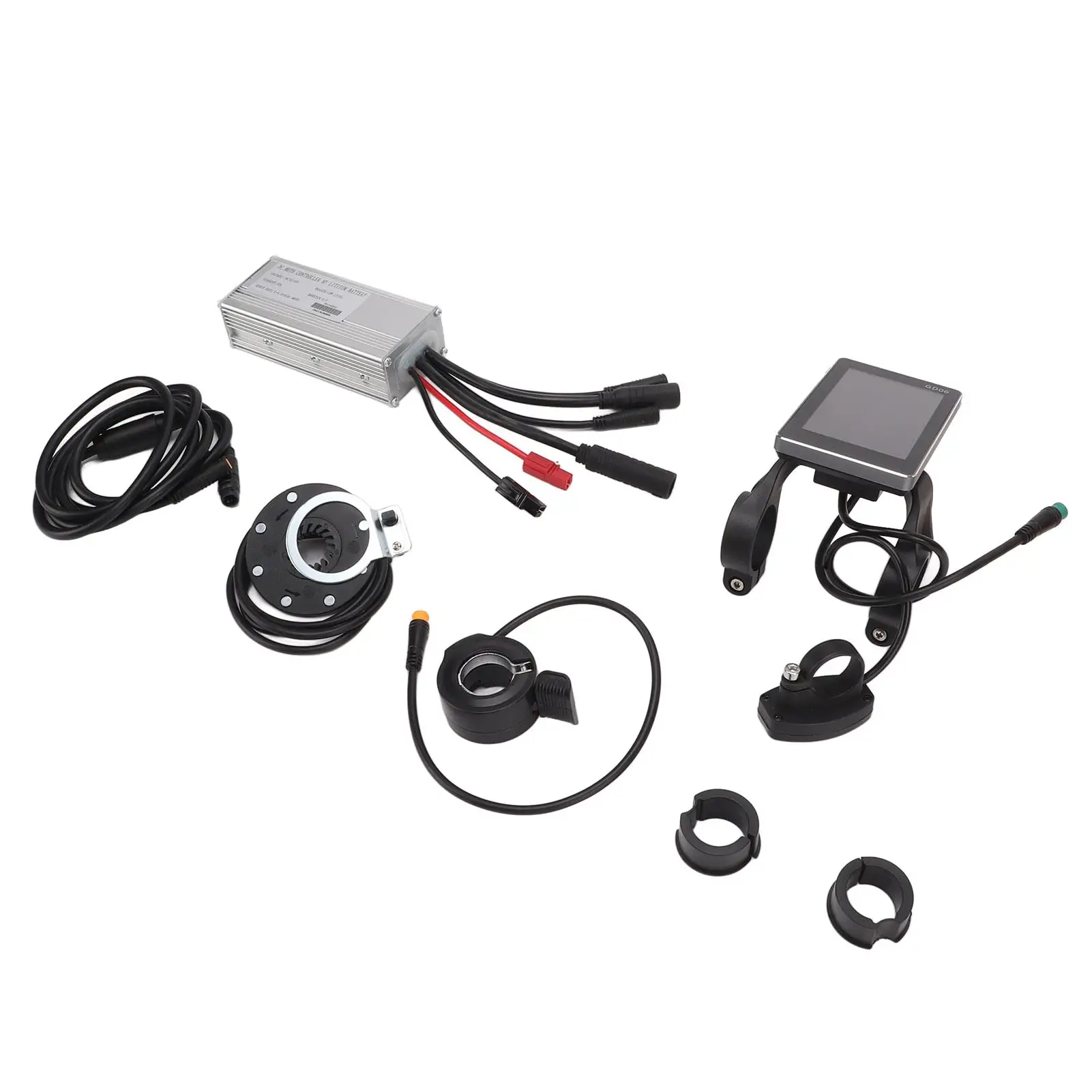Electric Bike Conversion Kit 22A Controller GD06 Display Aluminum Alloy Shell for 500W Motor