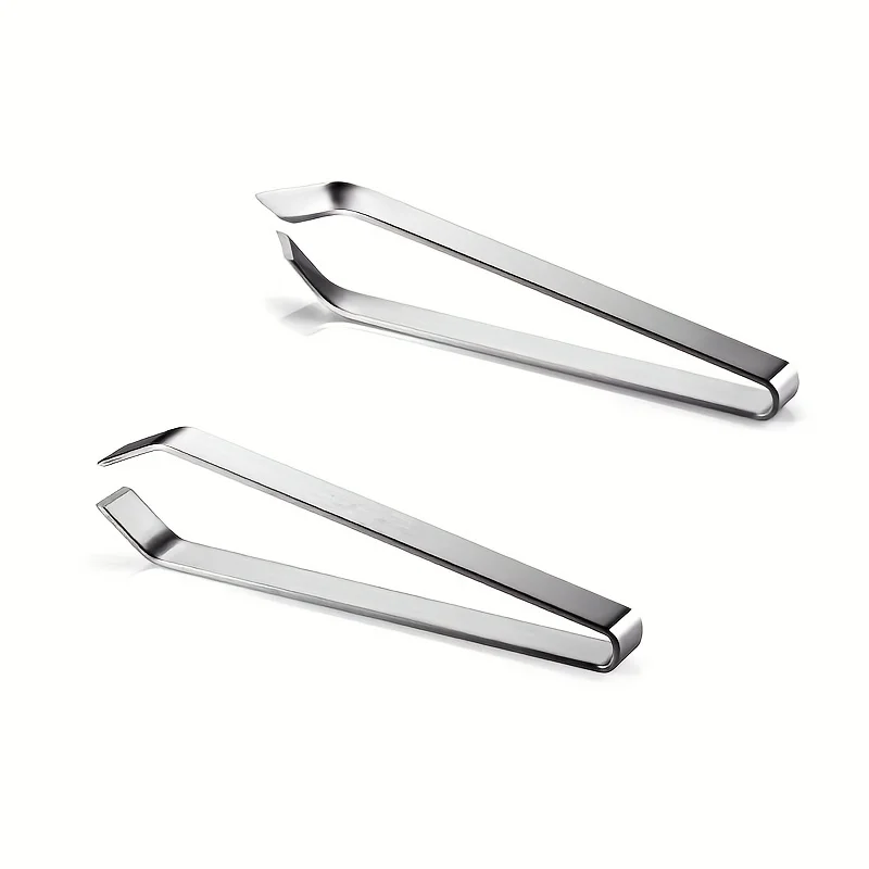 Stainless Steel Fish Bone Tweezers Pincer Kitchen Tools Clip Puller Remover Tongs Fish Bone Plucking Clamp Home Kitchen Gadgets