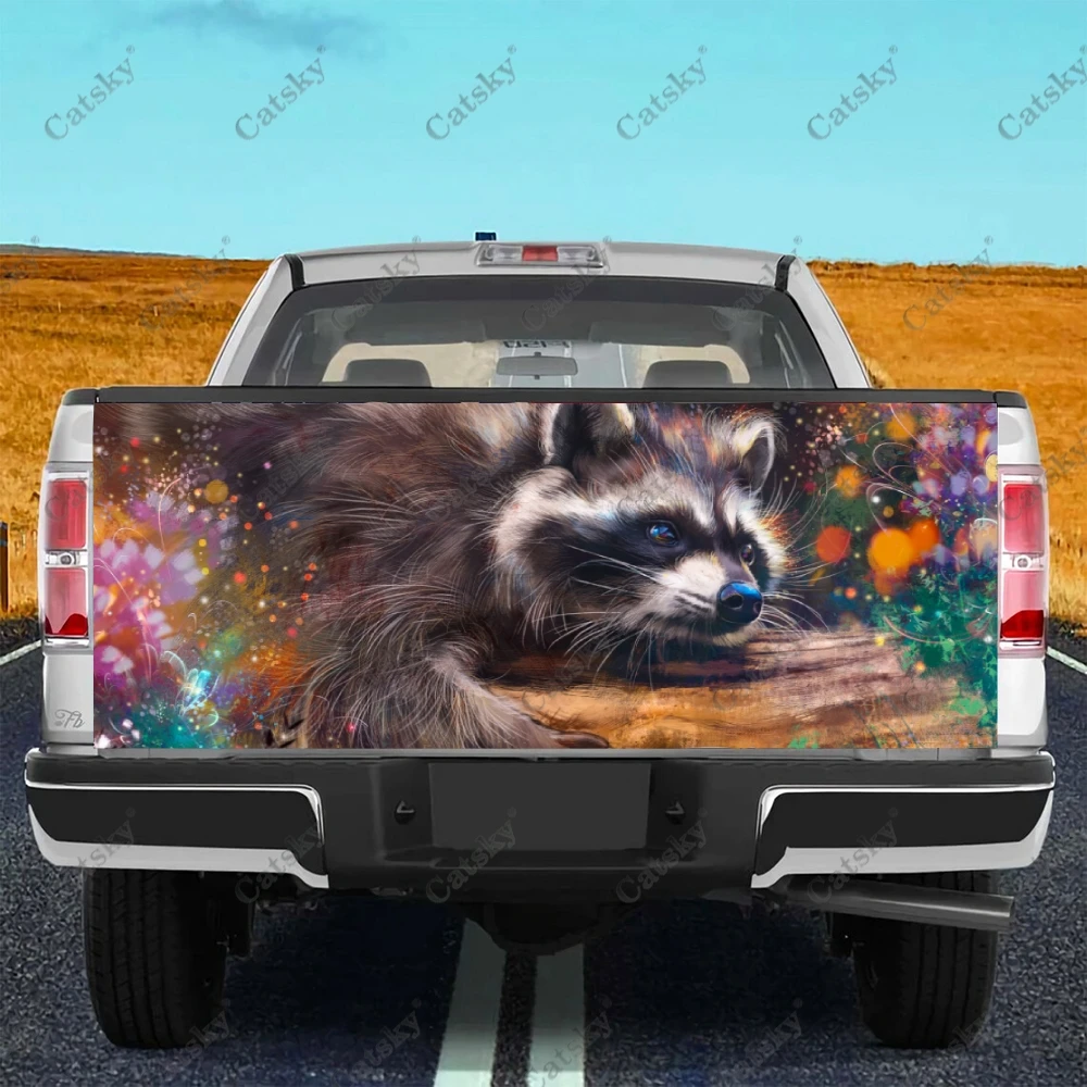 

Racoon animal Car Tail Stickers Car Stickers Car Truck Tail Decals Creative Stickers Body Accessories Decorative Stickers