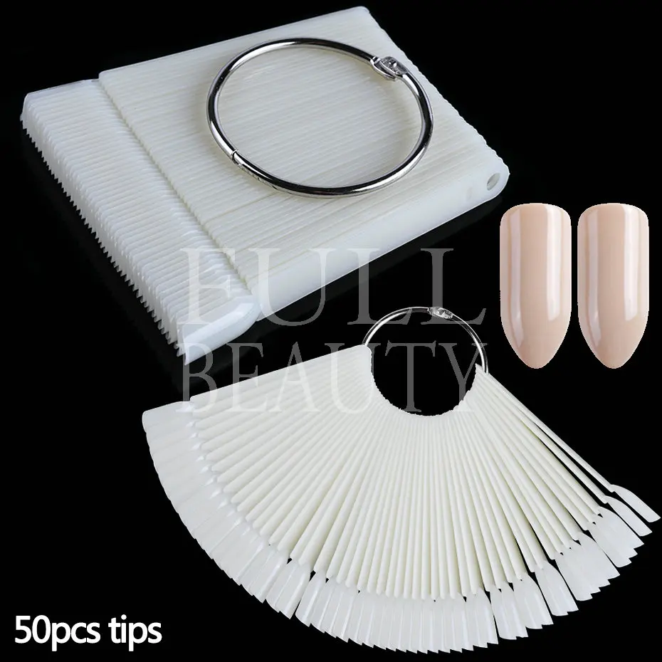 Fake Nails 160pcs Oval Shape Nature Clear Black Nail Art Polish False Tips for Manicure