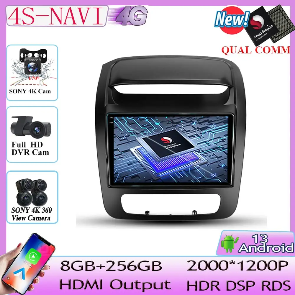 

Qualcomm Android 13 For Kia Sorento 2 II XM 2012 - 2021 Car Radio Multimedia Video Player Navigation GPS No 2 din DVD 5G wifi BT