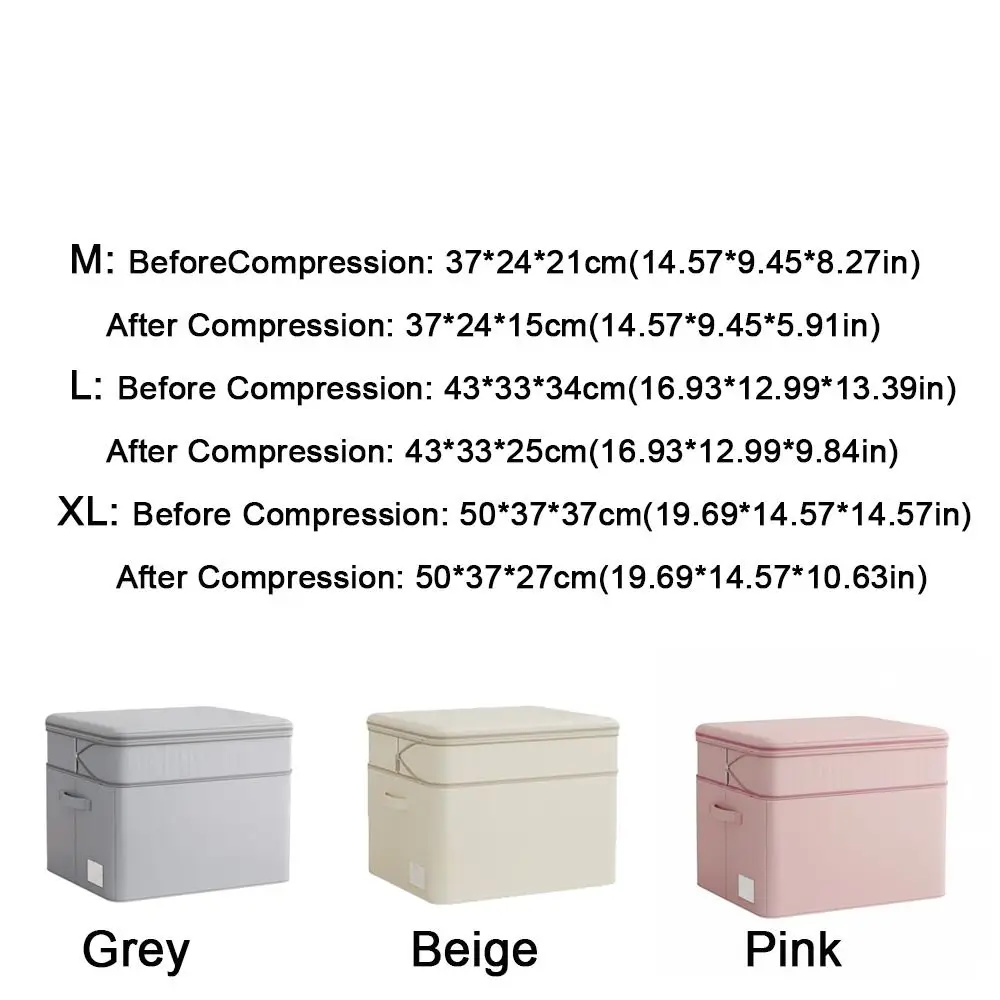 Oxford Cloth Compressible Duvet Storage Bag Large Capacity Dustproof Clothes Quilt Storage Bag Moisture-proof Foldable