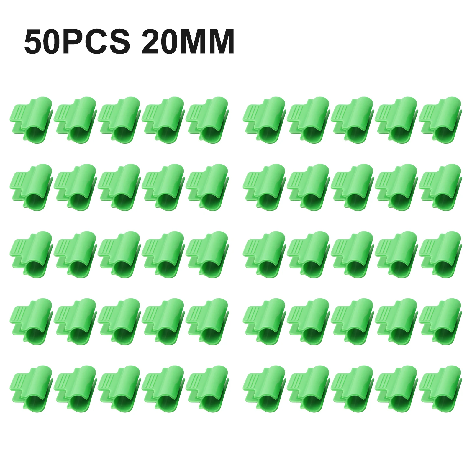 

40/50PCS Greenhouse Clamps Plastic Cover Netting Tunnel Film Hoop Clips Garden Fix Tarpaulin Sunshade Plant Cages Accessories