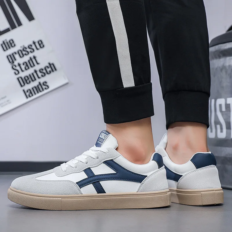 Men's Casual Shoes  New Fashion Lightweight Casual Outdoor Walking Shoes Sneakers Anti-slip Flat Men's Shoes - 2