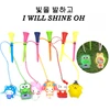 night sports super bright LED golf tee Golf Rubber Band Glitter Tee with cartoon pattern with handmade rope to prevent loss of 2