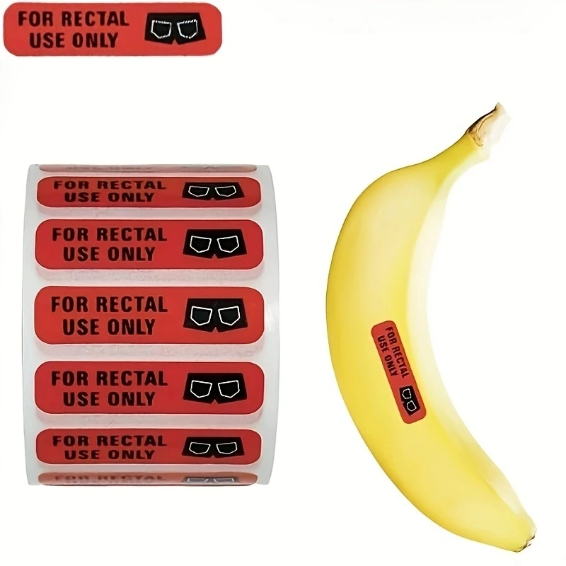 Label Sticker 500pcs For Rectal Use Only