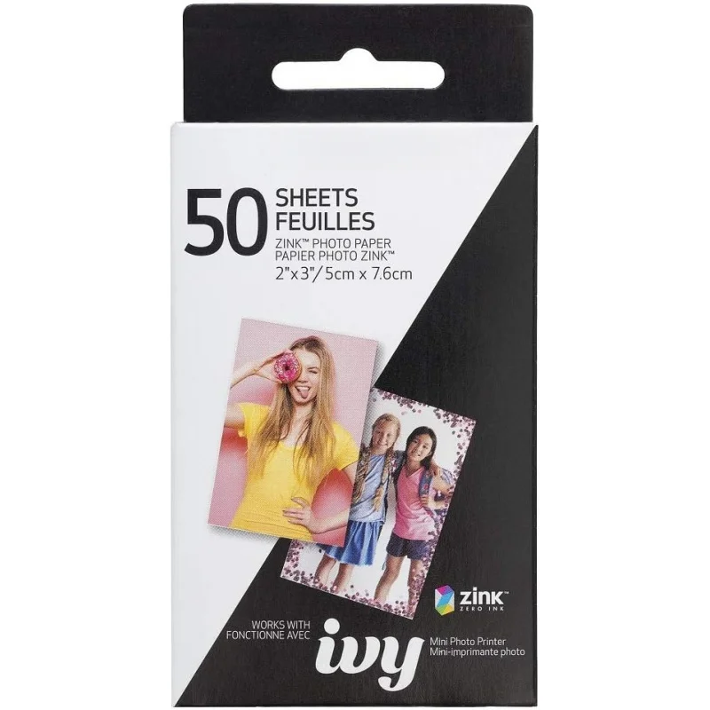50 Sheets Photo Sticker Paper 2x3 Size
