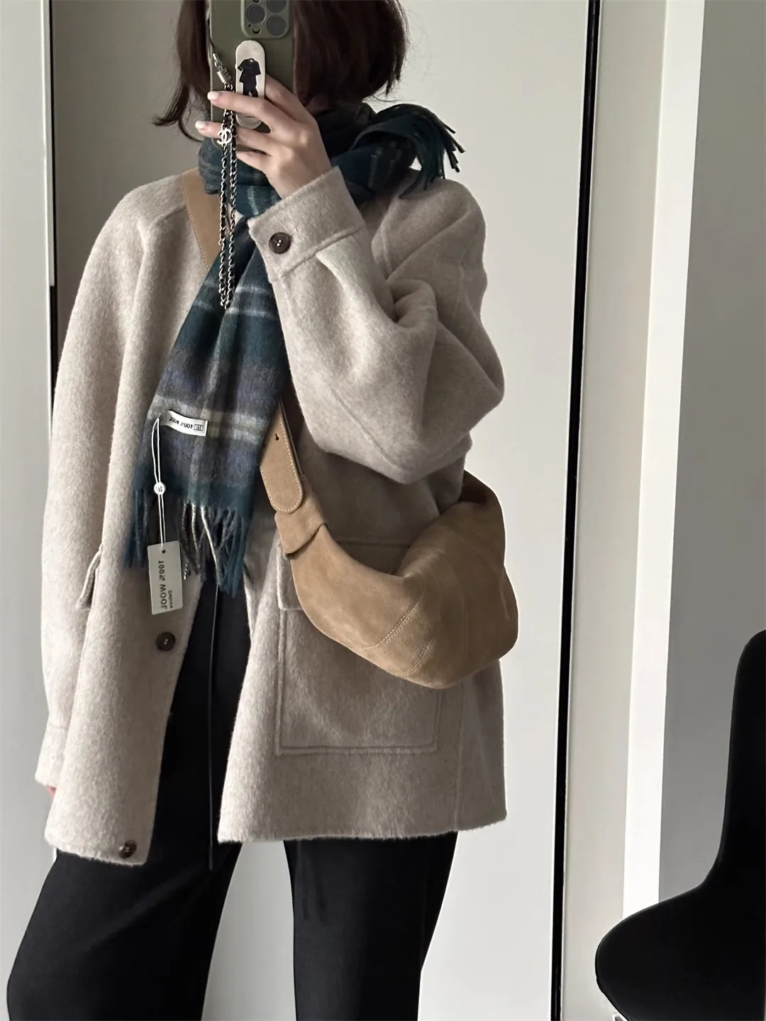 Women Retro Armpit Tote Bag Vintage Crossbody Satchel Bag Large Capacity Top Handle Bag Faux Suede Shoulder Bag Fall Shopper Bag