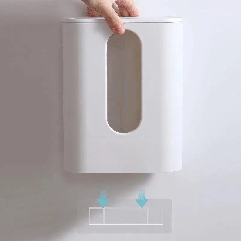 Cup Storage Holder Paper Cup Dispenser Disposable Cup Holder Household Cup Dispenser Water Dispenser Dustproof Wall Mounted Tube Paper Storage Rack
