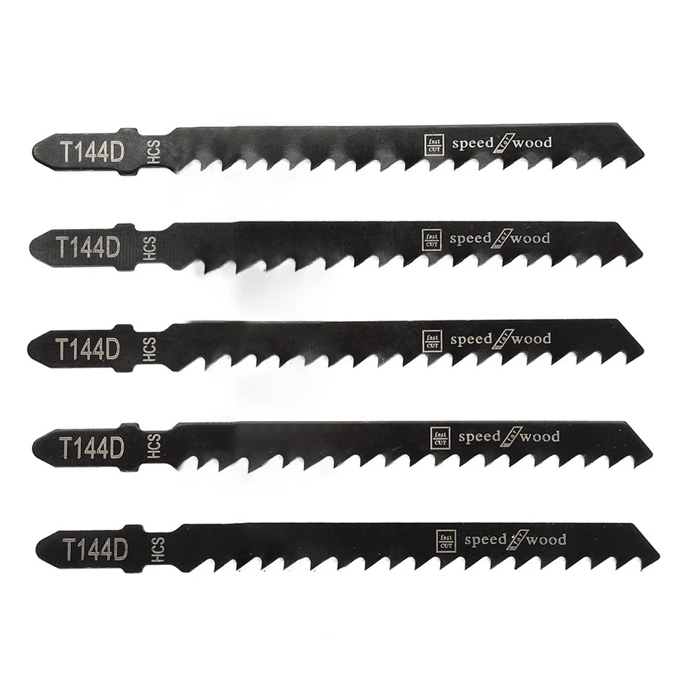 Jig Saw Blades Reciprocating Saw Blades Circular Saw Blade Hacksaw Blade 10Pcs HCS Blades Saw Blades T144D High Speed Wood Cutting Workshop Equipment Power Tools High Hardness