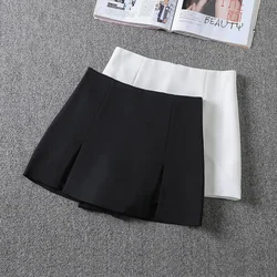 Skirt Women Minimalist Pure Slim Sexy Basic Summer Mini All Match Daily Korean Office Lady Classic Casual