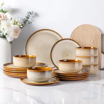 Ceramic Dinnerware Set for 6 1