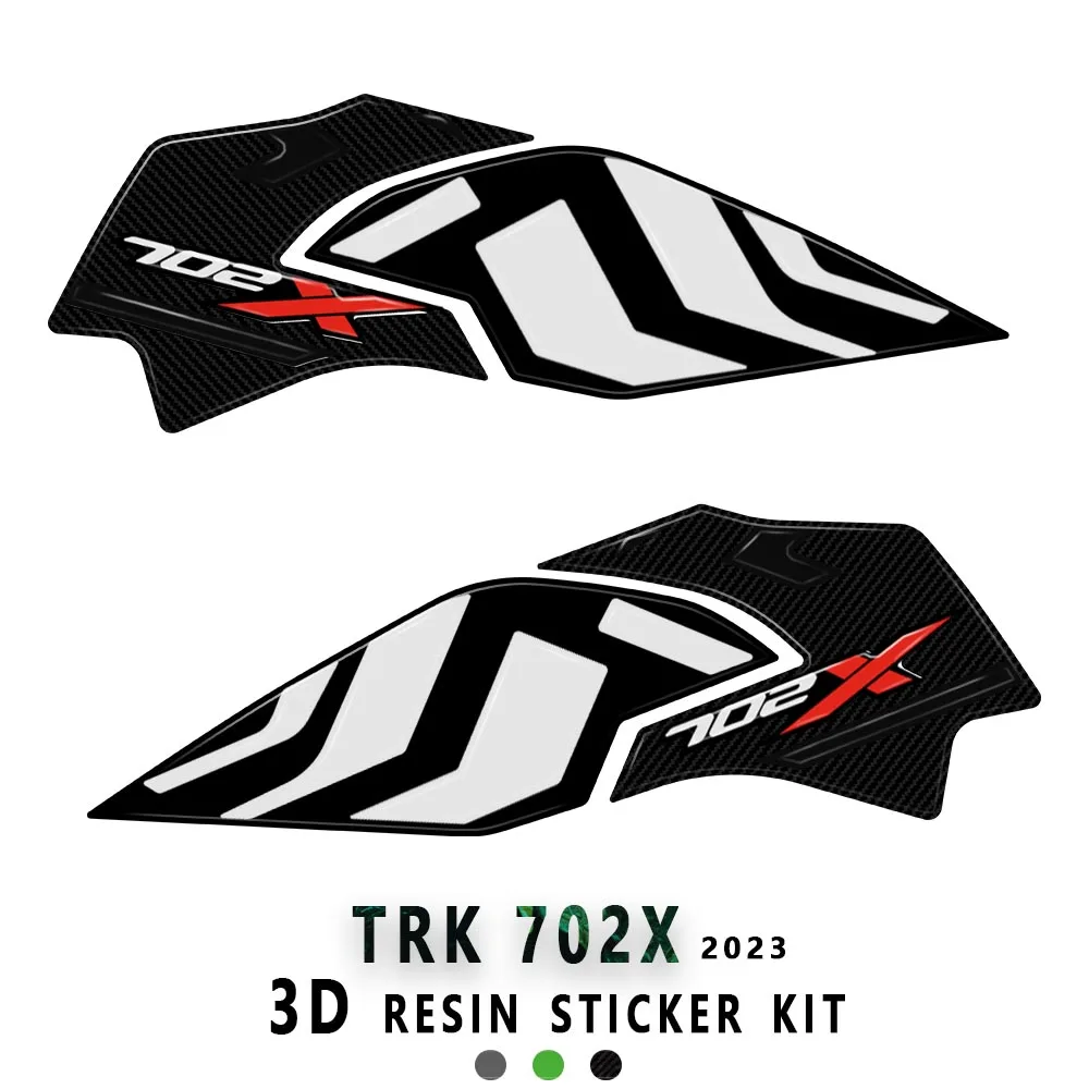 AZ Graphishop Paraserbatoio Tankpad In Resina 3D Per Benelli TRK 502 X (2020-2022) – Line Style Grigio, FM-673