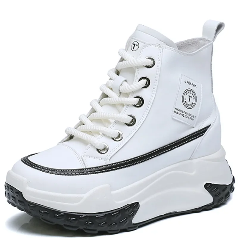 

Autumn Women's Fashion High-top Shoes Womens Sneakers 2023 Trend White Flat Casual Sports Shoes Ladies Designer Running Shoes