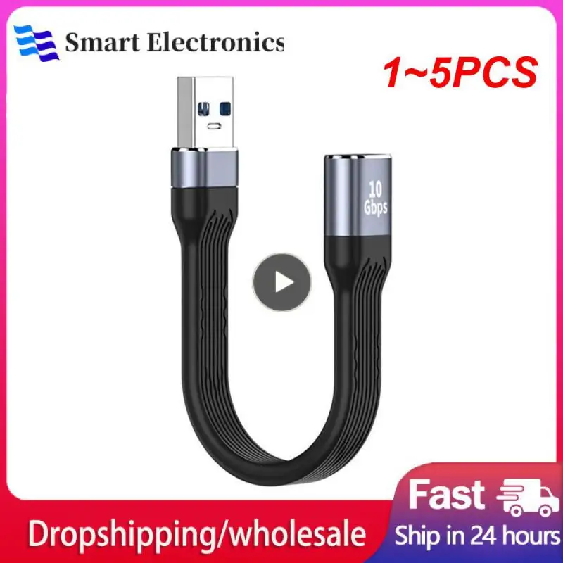 

1~5PCS 4.0 Gen3 Data Cable 4K@60Hz 40Gbps PD 100W 5A USB C Fast Charging Adapter Converter for Thunderbolt 3 Type C Extension