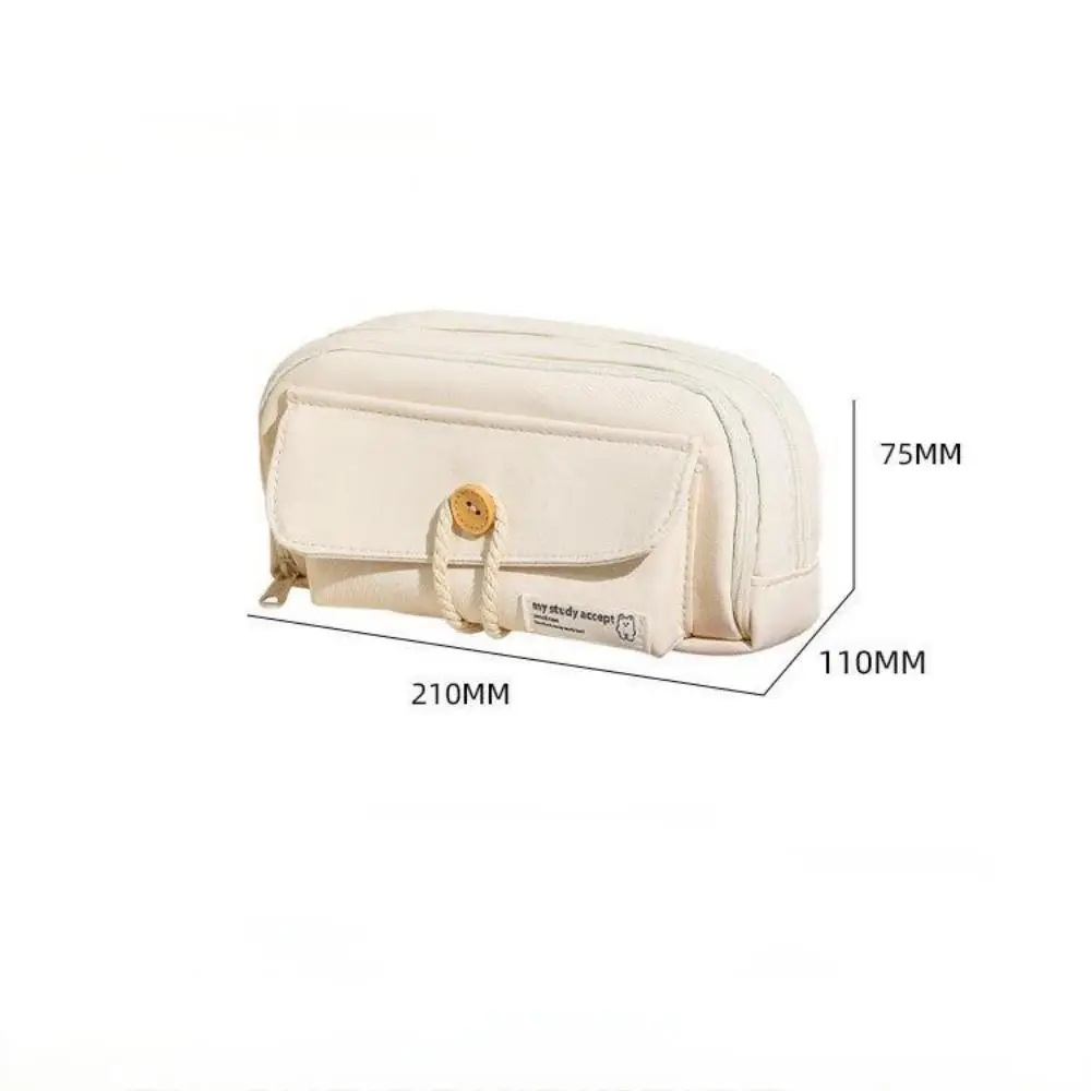 Mega Storage Pencil Case Large Capacity Organizer with Multi Pockets Durable Zipper Waterproof Fabric for School Office Travel 2