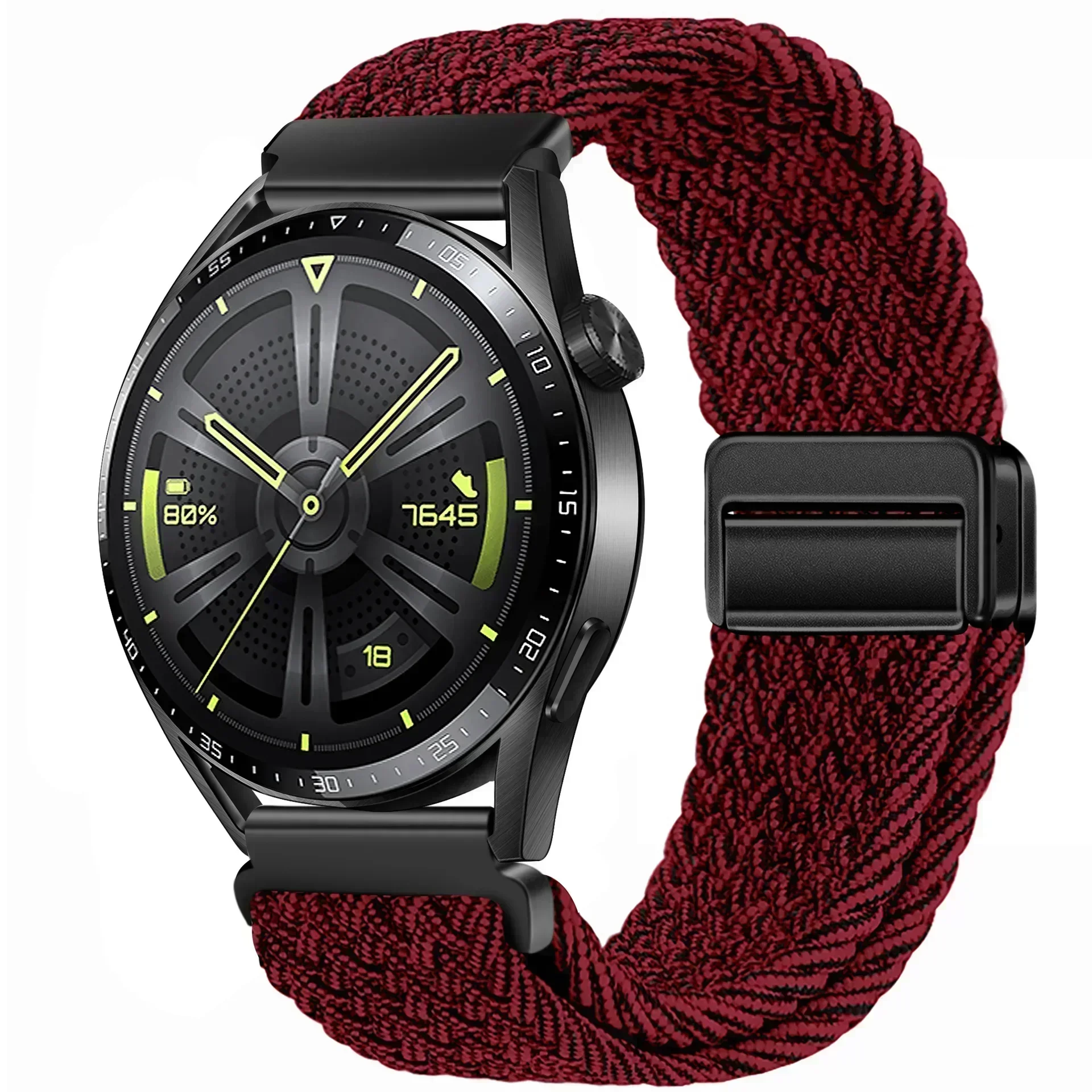 Magnetic Braided Nylon Watch Band - 22mm & 20mm Strap