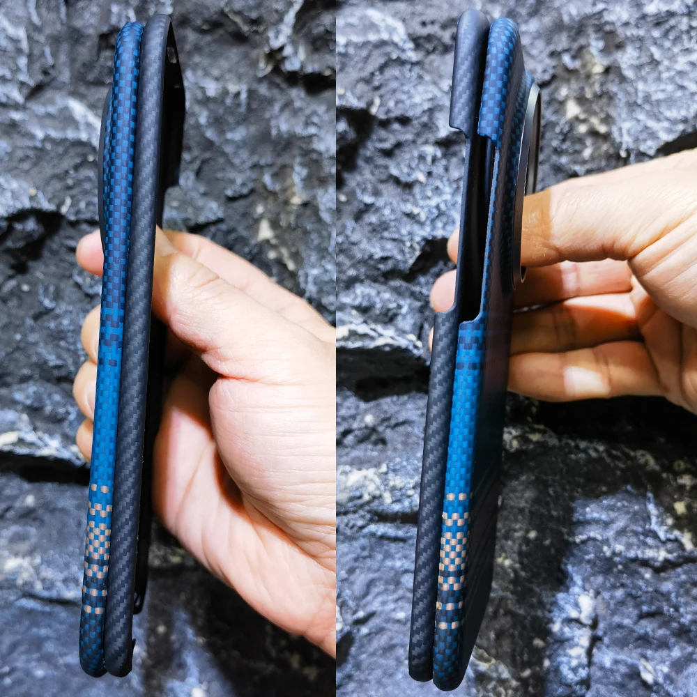 Magsafe Magnetic Carbon Fiber Aramid Case - Premium Fabric Design