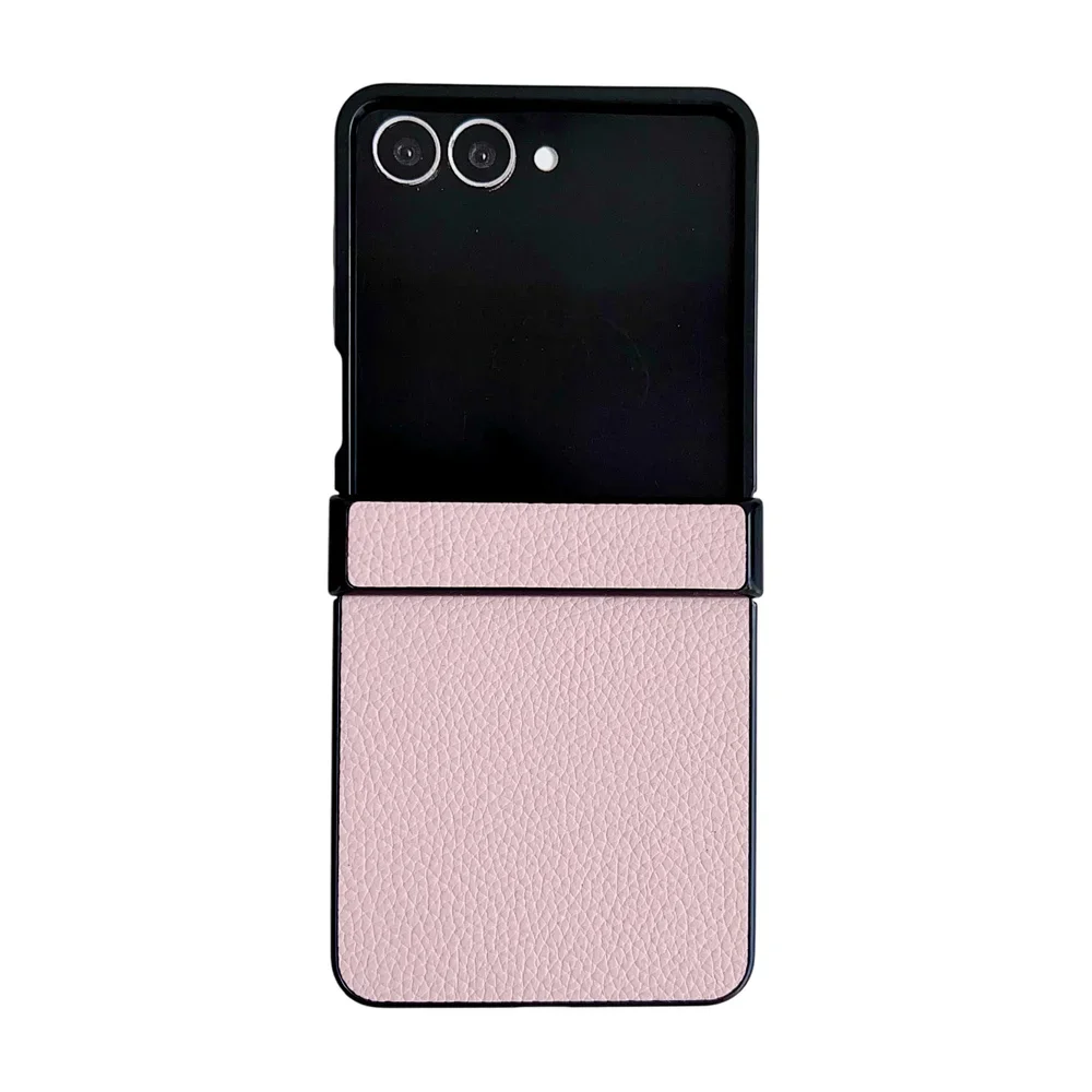 Luxus Leder Hartschale Scharnier Schutzhülle Handyhülle für Samsung Galaxy Z Flip 7 6 5 4 3 Flip7 Flip6 Flip5 Flip4 Flip3 5G – Detail 16