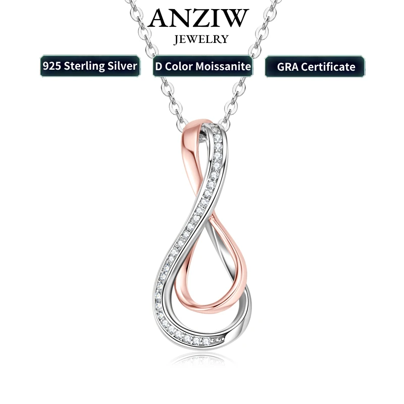 

Модные женские ювелирные украшения из серебра 925 пробы с натуральным бриллиантом, 40 + 5 см