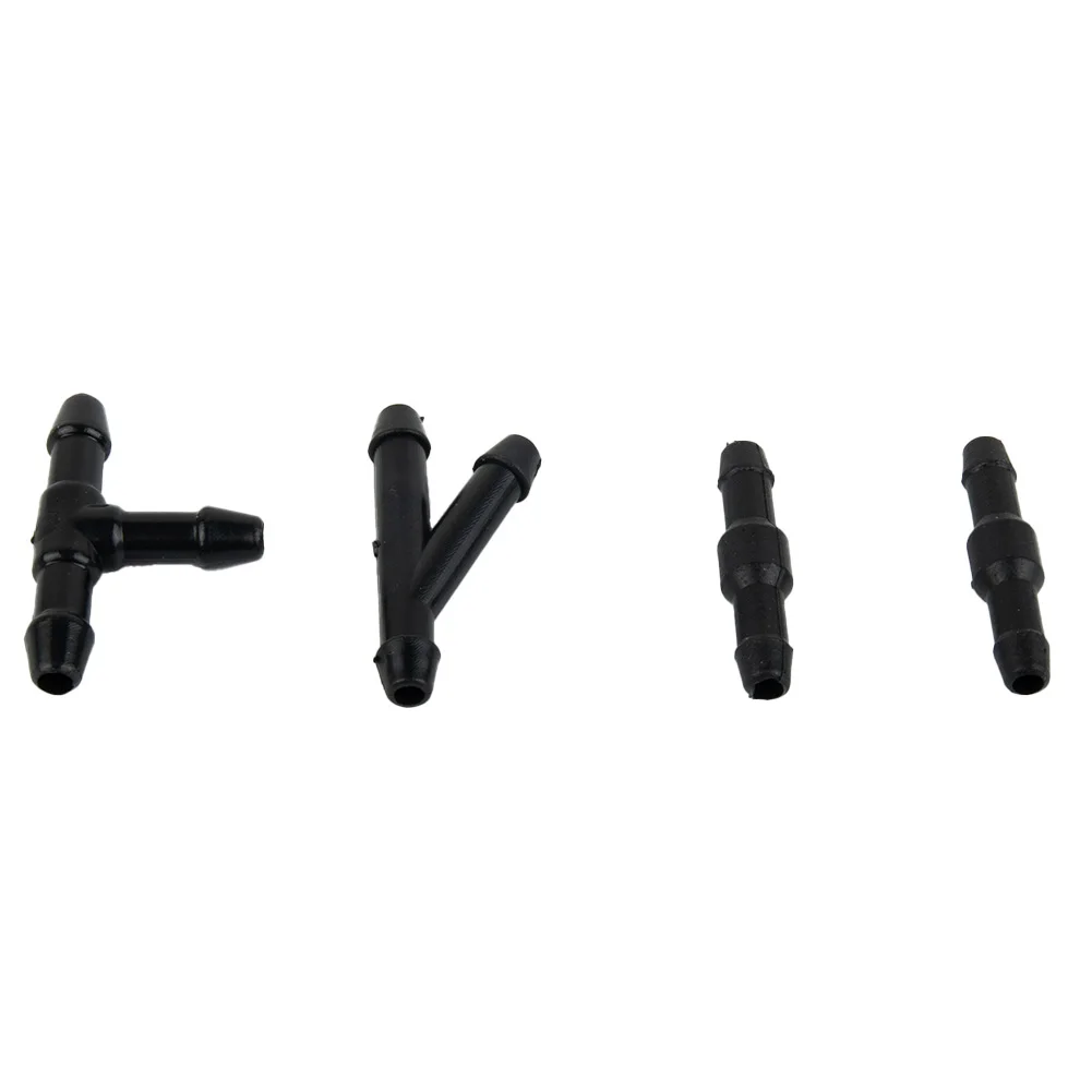 

Kits Hose Washer Jet Windshield Accessories Car For Nozzle Pump Hose Connectors Rubber&Plastic T-Type Tube Pipe