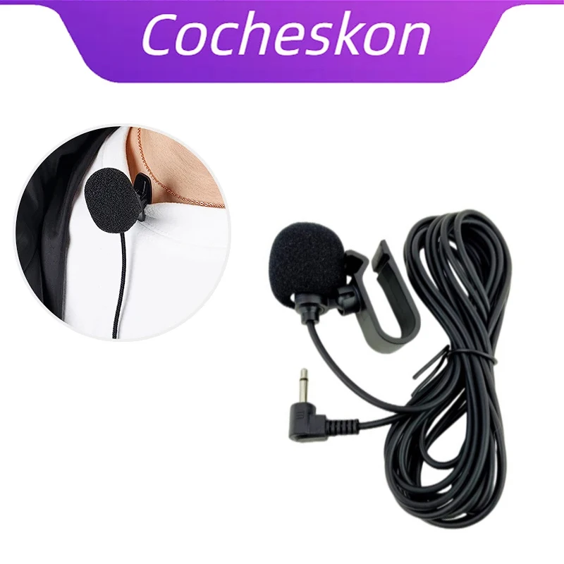 

Car Audio Microphone 3.5mm Mini Wired External Microphone for PC Auto Car DVD Radio Jack Plug Mic Mono