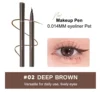 Judydoll New Black Liquid Eyeliner Pencil Waterproof 24 Hours Long Lasting Eye Makeup Smooth Superfine Eye Liner Pen 1
