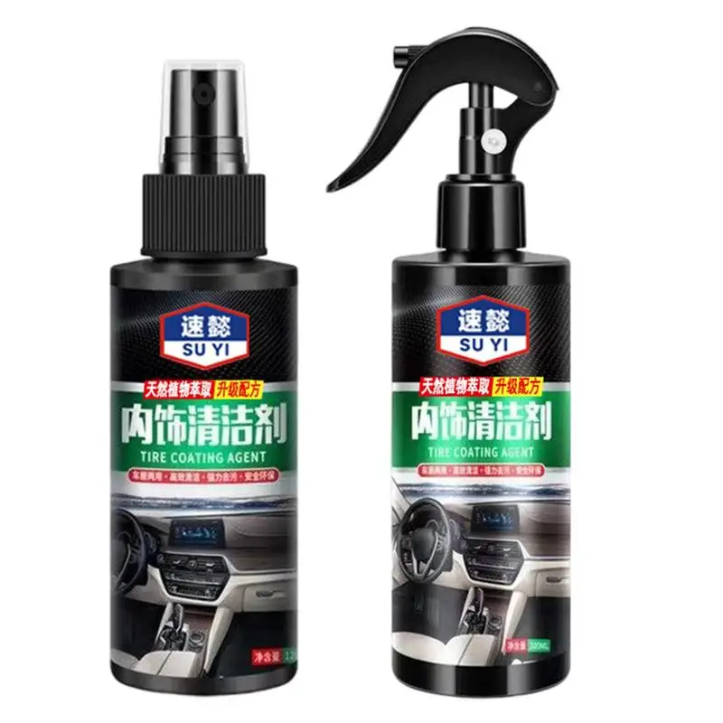 

Automotive Interior Cleaner, 120ml Car Cleaning Supplies, Leather Conditioner Foam Car Refurbishment Car Screen Cleaner