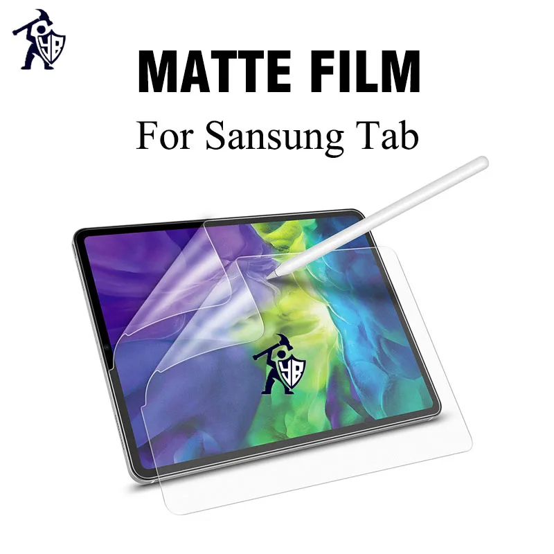 2pcs Matte Screen Protector For Samsung Galaxy Tab S9 S8 S7 S6 Lite S5E  10.5 Tab2 3 4 Active 3 A7 Lite A8 2020 Paper Like Film - AliExpress