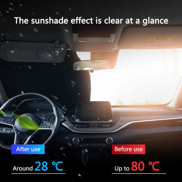 Car Window Sunshade Cover Visor UV Protector Windscreen Folding For Mazda 2 3 6 5 Atenza CX30 CX90 CX60 CX50 MX30 CX3 CX5 MX5 3