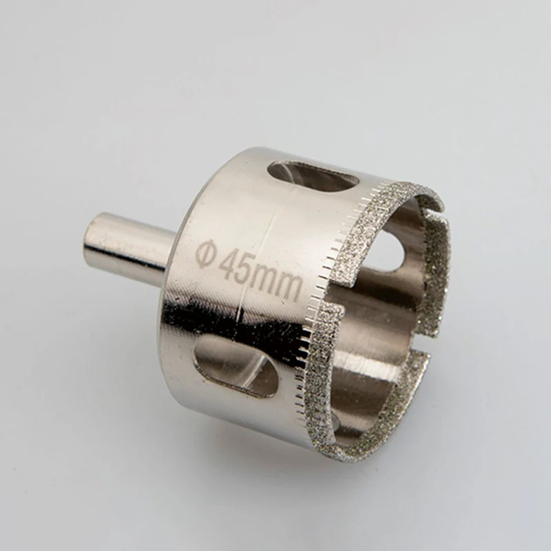 1pcs Full-size 2-160mm Saw Hole Drill Bit Diamond Drill Bit Diamond Coated Electroplated Glass Bit Cutter Tile Marble Diamond Glass Hole Opener