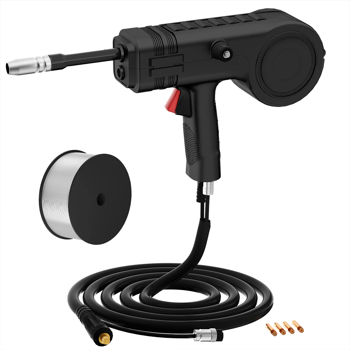 MIG Airless Torch Welding Torch Gun With Built-in Wire Feed Device Push Pull Wire Feeder Drawing Accessories gas torch welding torch welding wire feeder